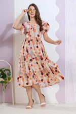 Imported Rayon MAXI FROCK Model Nighties | Fancy Petal Sleeve | Fancy Neck & Side Pocket | Pleated Frock MAXI Style | Trendy Collection's for Stylish Women & Teenage Girl (IRM)