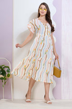 Imported Rayon MAXI FROCK Model Nighties | Fancy Petal Sleeve | Fancy Neck & Side Pocket | Pleated Frock MAXI Style | Trendy Collection's for Stylish Women & Teenage Girl (IRM)