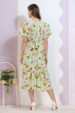 Imported Rayon MAXI FROCK Model Nighties | Fancy Petal Sleeve | Fancy Neck & Side Pocket | Pleated Frock MAXI Style | Trendy Collection's for Stylish Women & Teenage Girl (IRM)