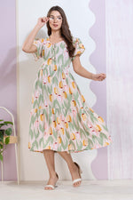 Imported Rayon MAXI FROCK Model Nighties | Fancy Petal Sleeve | Fancy Neck & Side Pocket | Pleated Frock MAXI Style | Trendy Collection's for Stylish Women & Teenage Girl (IRM)