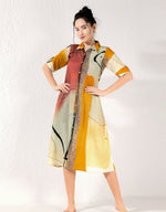 MANGAI Premium Rayon Collar MAXI Nighty for Women | Long Sleeve Stylish Nightwear for Women and Teenager | Perfect Stylish Nightwear (MCM)