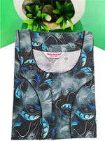 MANGAI New Regular Fit Cotton Printed Nighties - All Over Printed Stylish Nightwear for Stylish Women | Side Cut Pocket | Beautiful Nighties for Stylish Women's | Colourful Printed Cotton Nighties (CMC)