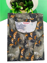 MANGAI New Regular Fit Cotton Printed Nighties - All Over Printed Stylish Nightwear for Stylish Women | Side Cut Pocket | Beautiful Nighties for Stylish Women's | Colourful Printed Cotton Nighties (CMC)