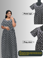 Cotton FROCK Model Casual Wear Nighties | Stylish Pleated Frock Style | Multipurpose Nighties | Pregnancy Wear | Pleated Model | Stylish Nighties for Stylish Women (MW)