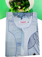 MANGAI New Regular Fit Cotton Printed Nighties - All Over Printed Stylish Nightwear for Stylish Women | Side Cut Pocket | Beautiful Nighties for Stylish Women's | Colourful Printed Cotton Nighties (CMC)