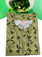 MANGAI New Regular Fit Cotton Printed Nighties - All Over Printed Stylish Nightwear for Stylish Women | Side Cut Pocket | Beautiful Nighties for Stylish Women's | Colourful Printed Cotton Nighties (HCC)