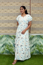 Stylish Arrivals Rayon Gathering Frock Model Night Gown's | Front Adjustable Gathering Style Rope Rope | Double Layer Sleeve | Trending Collection's for Stylish Women's (GFK)