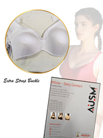 AUSM Willow - Padded Brassiere | Moulded Cup for High Coverage | Soft Padded for Superior Comfort | Suitable for T-Shirt & Western Wear (WILLOW)