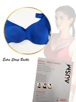 AUSM Willow - Padded Brassiere | Moulded Cup for High Coverage | Soft Padded for Superior Comfort | Suitable for T-Shirt & Western Wear (WILLOW)