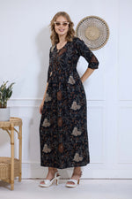 Alpine KURTI Style | Beautiful Stylish KURTI Model | Long 3/4 Sleeve & Side Pocket | Fresh Collection's for Stylish Women's (AK-3/4)