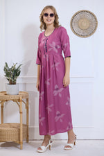 Alpine KURTI Style | Beautiful Stylish KURTI Model | Long 3/4 Sleeve & Side Pocket | Fresh Collection's for Stylish Women's (AK-3/4)