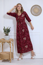 Alpine KURTI Style | Beautiful Stylish KURTI Model | Long 3/4 Sleeve & Side Pocket | Fresh Collection's for Stylish Women's (AK-3/4)