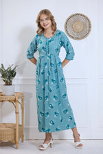 Alpine KURTI Style | Beautiful Stylish KURTI Model | Long 3/4 Sleeve & Side Pocket | Fresh Collection's for Stylish Women's (AK-3/4)