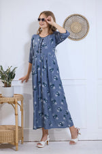 Alpine KURTI Style | Beautiful Stylish KURTI Model | Long 3/4 Sleeve & Side Pocket | Fresh Collection's for Stylish Women's (AK-3/4)