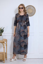 Alpine KURTI Style | Beautiful Stylish KURTI Model | Long 3/4 Sleeve & Side Pocket | Fresh Collection's for Stylish Women's (AK-3/4)