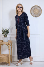 Alpine KURTI Style | Beautiful Stylish KURTI Model | Long 3/4 Sleeve & Side Pocket | Fresh Collection's for Stylish Women's (AK-3/4)