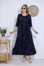 Alpine KURTI Style | Beautiful Stylish KURTI Model | Long 3/4 Sleeve & Side Pocket | Fresh Collection's for Stylish Women's (AK-3/4)