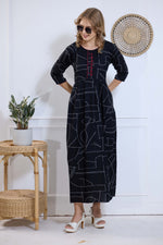 Alpine KURTI Style | Beautiful Stylish KURTI Model | Long 3/4 Sleeve & Side Pocket | Fresh Collection's for Stylish Women's (AK-3/4)