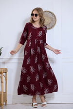 Alpine KURTI Style | Beautiful Stylish KURTI Model | Long 3/4 Sleeve & Side Pocket | Fresh Collection's for Stylish Women's (AK-3/4)