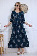 Alpine KURTI Style | Beautiful Stylish KURTI Model | Long 3/4 Sleeve & Side Pocket | Fresh Collection's for Stylish Women's (AK-3/4)