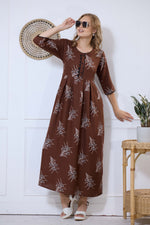 Alpine KURTI Style | Beautiful Stylish KURTI Model | Long 3/4 Sleeve & Side Pocket | Fresh Collection's for Stylish Women's (AK-3/4)