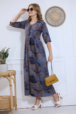 Alpine KURTI Style | Beautiful Stylish KURTI Model | Long 3/4 Sleeve & Side Pocket | Fresh Collection's for Stylish Women's (AK-3/4)