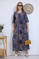 Alpine KURTI Style | Beautiful Stylish KURTI Model | Long 3/4 Sleeve & Side Pocket | Fresh Collection's for Stylish Women's (AK-3/4)