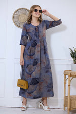 Alpine KURTI Style | Beautiful Stylish KURTI Model | Long 3/4 Sleeve & Side Pocket | Fresh Collection's for Stylish Women's (AK-3/4)