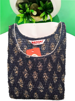 Crush Smocking Nighties for Stylish Women | Soft wrinkled texture Smocking Model | Rounded neck with Side Pocket | Daily wear Nighties for trendy women (PPL)