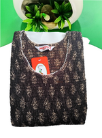 Crush Smocking Nighties for Stylish Women | Soft wrinkled texture Smocking Model | Rounded neck with Side Pocket | Daily wear Nighties for trendy women (PPL)