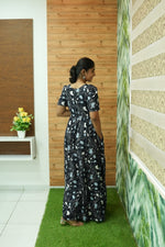 Stylish Arrivals Rayon Gathering Frock Model Night Gown's | Front Adjustable Gathering Style Rope Rope | Puff Sleeve | Trending Collection's for Stylish Women's (GFK)