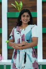 Stylish Arrivals Rayon Gathering Frock Model Night Gown's | Front Adjustable Gathering Style Rope Rope | Puff Sleeve | Trending Collection's for Stylish Women's (GFK)