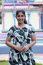 Stylish Arrivals Rayon Gathering Frock Model Night Gown's | Front Adjustable Gathering Style Rope Rope | Double Layer Sleeve | Trending Collection's for Stylish Women's (GFK)