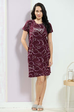 MANGAI New Stylish And Trendy Hosiery Short Nighty For Women | Special Sleep Wear | Half Nighty for Stylish Women and Teenage Girl's a Perfect Nightwear (HHN)