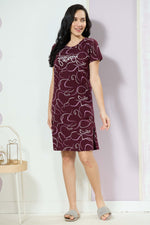 MANGAI New Stylish And Trendy Hosiery Short Nighty For Women | Special Sleep Wear | Half Nighty for Stylish Women and Teenage Girl's a Perfect Nightwear (HHN)