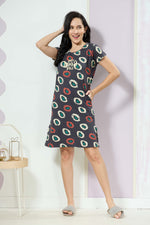 MANGAI New Stylish And Trendy Hosiery Short Nighty For Women | Special Sleep Wear | Half Nighty for Stylish Women and Teenage Girl's a Perfect Nightwear (HHN)