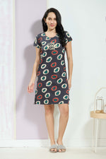 MANGAI New Stylish And Trendy Hosiery Short Nighty For Women | Special Sleep Wear | Half Nighty for Stylish Women and Teenage Girl's a Perfect Nightwear (HHN)