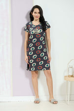 MANGAI New Stylish And Trendy Hosiery Short Nighty For Women | Special Sleep Wear | Half Nighty for Stylish Women and Teenage Girl's a Perfect Nightwear (HHN)