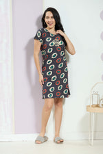 MANGAI New Stylish And Trendy Hosiery Short Nighty For Women | Special Sleep Wear | Half Nighty for Stylish Women and Teenage Girl's a Perfect Nightwear (HHN)