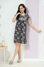 MANGAI New Stylish And Trendy Hosiery Short Nighty For Women | Special Sleep Wear | Half Nighty for Stylish Women and Teenage Girl's a Perfect Nightwear (HHN)