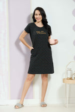 MANGAI New Stylish And Trendy Hosiery Short Nighty For Women | Special Sleep Wear | Half Nighty for Stylish Women and Teenage Girl's a Perfect Nightwear (HHN)