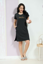 MANGAI New Stylish And Trendy Hosiery Short Nighty For Women | Special Sleep Wear | Half Nighty for Stylish Women and Teenage Girl's a Perfect Nightwear (HHN)