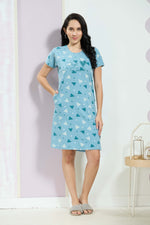 MANGAI New Stylish And Trendy Hosiery Short Nighty For Women | Special Sleep Wear | Half Nighty for Stylish Women and Teenage Girl's a Perfect Nightwear (HHN)