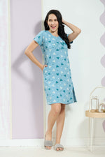 MANGAI New Stylish And Trendy Hosiery Short Nighty For Women | Special Sleep Wear | Half Nighty for Stylish Women and Teenage Girl's a Perfect Nightwear (HHN)