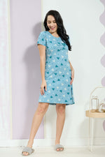 MANGAI New Stylish And Trendy Hosiery Short Nighty For Women | Special Sleep Wear | Half Nighty for Stylish Women and Teenage Girl's a Perfect Nightwear (HHN)