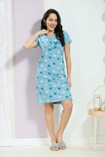 MANGAI New Stylish And Trendy Hosiery Short Nighty For Women | Special Sleep Wear | Half Nighty for Stylish Women and Teenage Girl's a Perfect Nightwear (HHN)