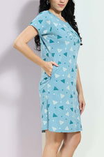 MANGAI New Stylish And Trendy Hosiery Short Nighty For Women | Special Sleep Wear | Half Nighty for Stylish Women and Teenage Girl's a Perfect Nightwear (HHN)