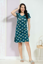 MANGAI New Stylish And Trendy Hosiery Short Nighty For Women | Special Sleep Wear | Half Nighty for Stylish Women and Teenage Girl's a Perfect Nightwear (HHN)