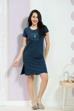 MANGAI New Stylish And Trendy Hosiery Short Nighty For Women | Special Sleep Wear | Half Nighty for Stylish Women and Teenage Girl's a Perfect Nightwear (HHN)