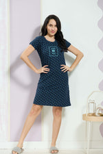 MANGAI New Stylish And Trendy Hosiery Short Nighty For Women | Special Sleep Wear | Half Nighty for Stylish Women and Teenage Girl's a Perfect Nightwear (HHN)